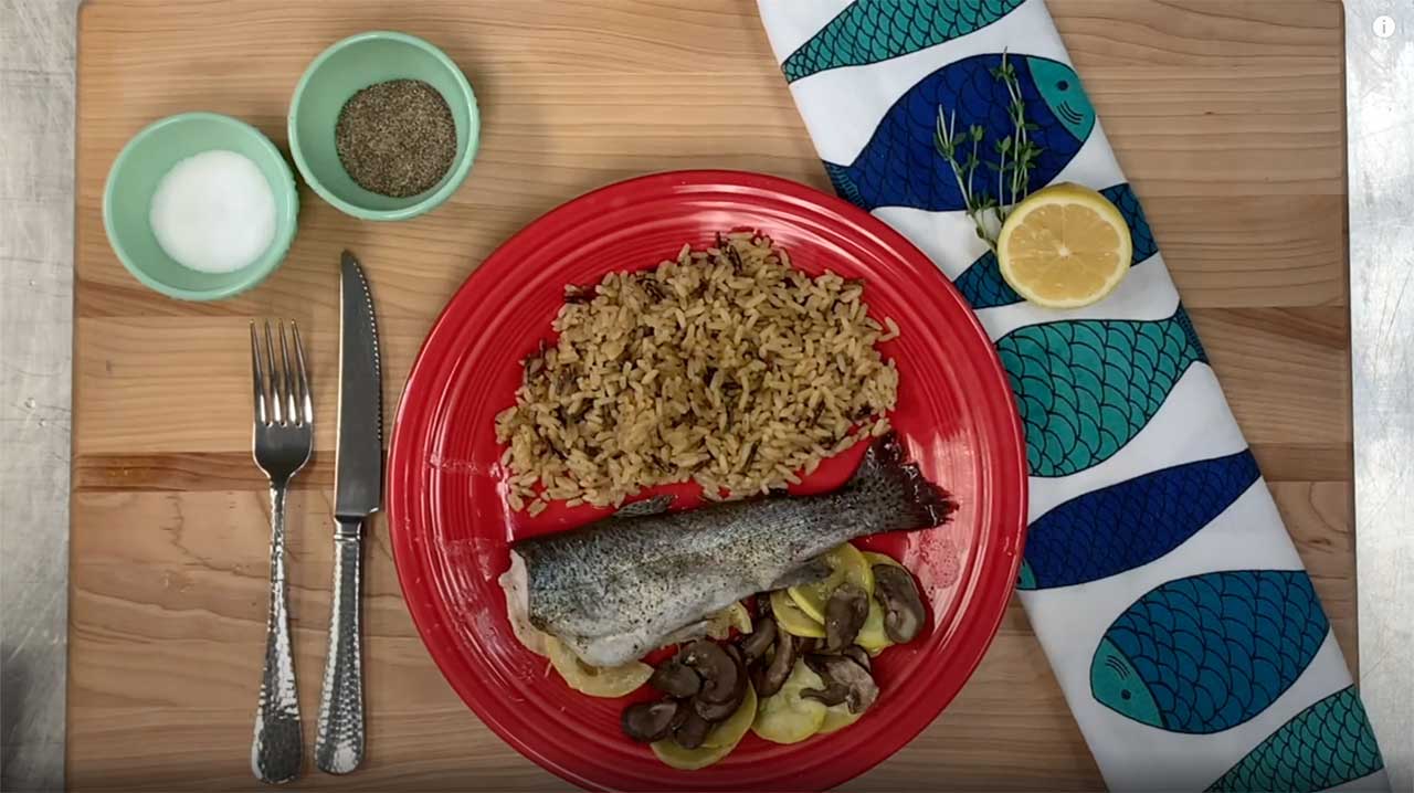 Rainbow Trout with Thyme video