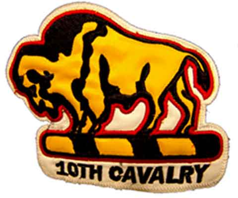 Texas Buffalo Soldier 10th Cavalry Patch
