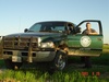 Justin Hurst and Game Warden Truck