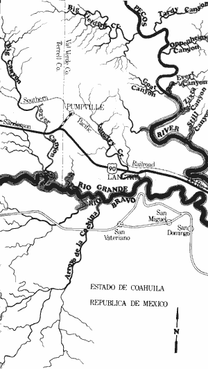 Us Map Rio Grande River